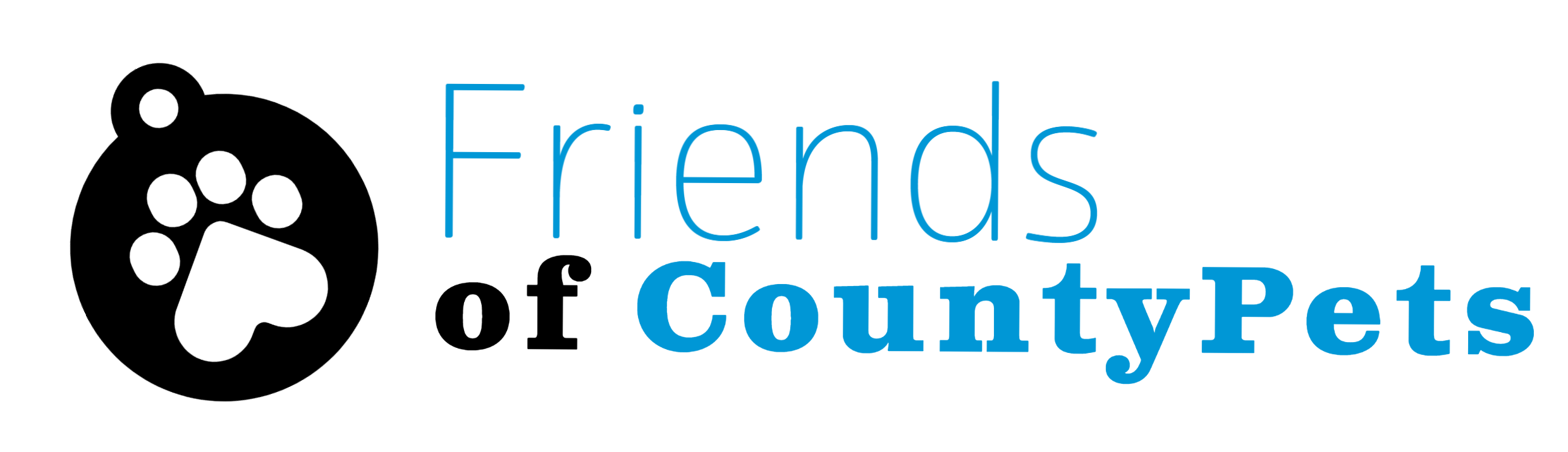 friends of countypets logo friends of countypets logo